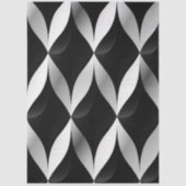 Decoupage geometrische zwart-wit patronen contrast tissuepapier (Voorkant)