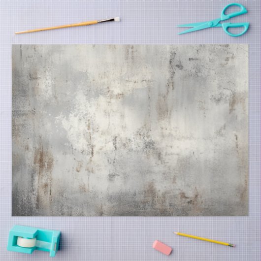 Decoupage Getextureerde Grijzen Wit Faux Achtergro Tissuepapier (Craft)