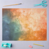 Decoupage getextureerde Westerne diepgekleurde ach Tissuepapier (Craft)