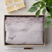 Decoupage Ghost Draped in Pink Lace Halloween Tissuepapier (Geschenk)