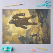 Decoupage Giant Goliath & David Tissuepapier (Craft)