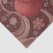 Decoupage Gingerbread Snowman Candy Cane Scene Tissuepapier (Detail)