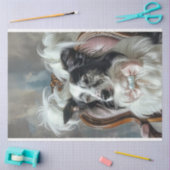 Decoupage Glamorous Aussie in de salon Tissuepapier (Craft)