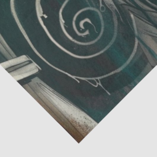 Decoupage Glamour Kattensnor Abstract Tissuepapier (Detail)