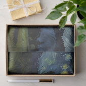 Decoupage Gogh Kat Sterrennacht Cat Tissuepapier (Geschenk)