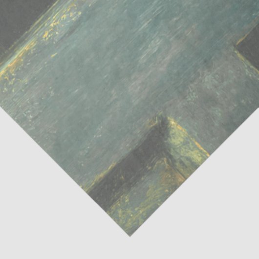 Decoupage Golden Retriever Peeking Peanut Butter Tissuepapier (Detail)