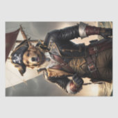 Decoupage - Golden Retriever Pirate Dog - Tissuepapier (Voorkant)