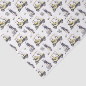 Decoupage Golf verjaardagsfeestje Tissuepapier (Detail)