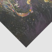 Decoupage Gothic Elegant Figuur wervelende kleur Tissuepapier (Detail)