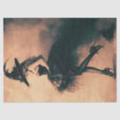 Decoupage Gothic Fantasy Witch Monochrome effecten Tissuepapier (Voorkant)