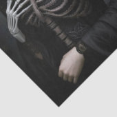 Decoupage Gothic Rose Queen – Dark Romantic Art  Tissuepapier (Detail)