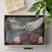 Decoupage Gothic Rose Queen – Dark Romantic Art Tissuepapier (Geschenk)