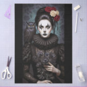 Decoupage Gothic Rose Queen – Dark Romantic Art Tissuepapier (Craft)