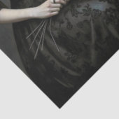 Decoupage Gothic Rose Queen – Dark Romantic Art Tissuepapier (Detail)