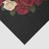 Decoupage Gothic Rose Queen – Dark Romantic Art Tissuepapier (Detail)