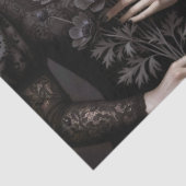Decoupage Gothic Rose Queen – Dark Romantic Art Tissuepapier (Detail)