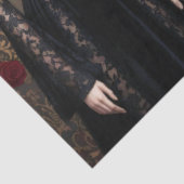 Decoupage Gothic Rose Queen – Dark Romantic Art Tissuepapier (Detail)