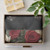 Decoupage Gothic Rose Queen – Dark Romantic Art Tissuepapier (Geschenk)