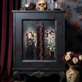 Decoupage Gothic Rose Queen – Dark Romantic Art Tissuepapier