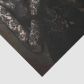 Decoupage Gothic Rose Queen – Dark Romantic Art Tissuepapier (Detail)