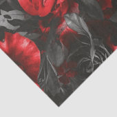 Decoupage Gothic Silver Skeleton Skull Tissuepapier (Detail)