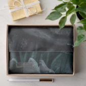 Decoupage Gothic Skeletal Witch in Forest  Tissuepapier (Geschenk)