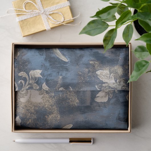 Decoupage gothic skeleton kunst gewei tissuepapier (Geschenk)