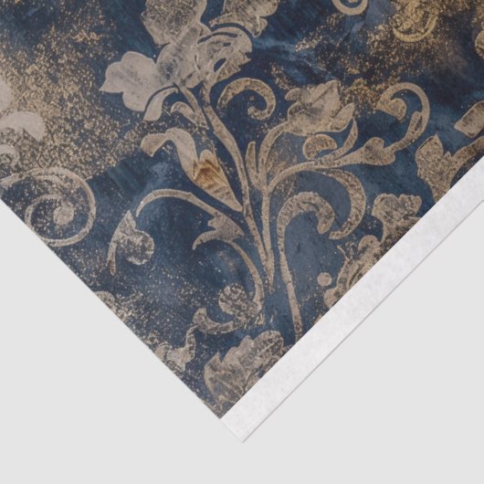 Decoupage gothic skeleton kunst gewei tissuepapier (Detail)