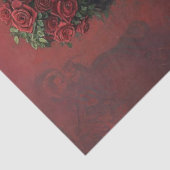 Decoupage Gothic Skeleton Romantisch Paar Dans Tissuepapier (Detail)