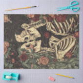 Decoupage Gothic Skeleton Vow Vernieuwing Tissuepapier (Craft)