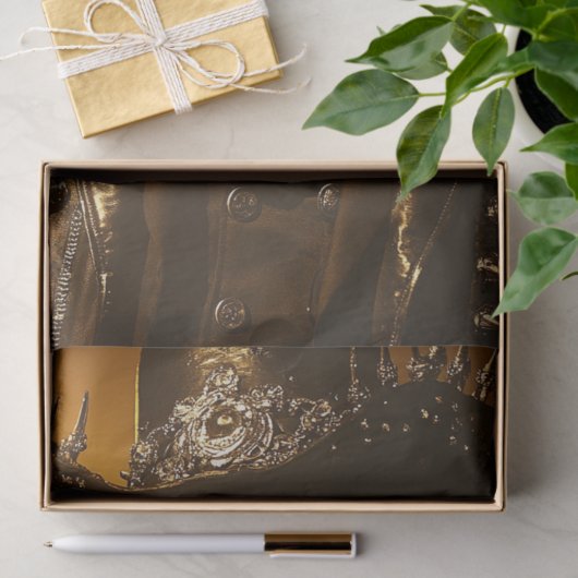 Decoupage Gothic Spiked Cowboy Dark Fantasy Tissuepapier (Geschenk)