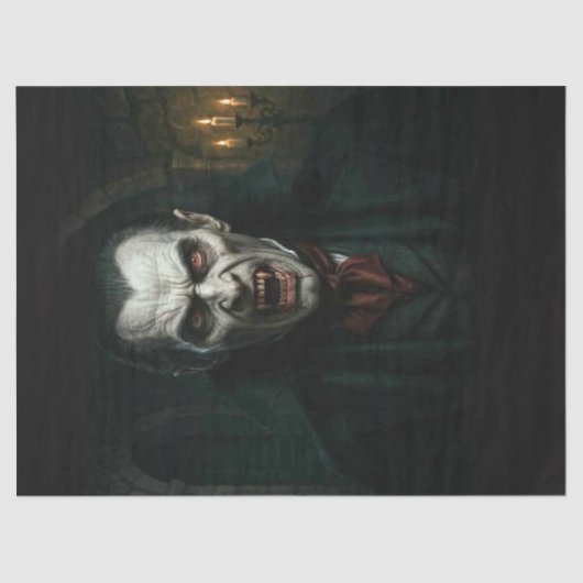 Decoupage Gothic Vampire Art Tissuepapier (Voorkant)