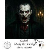 Decoupage Gothic Vampire Art Tissuepapier