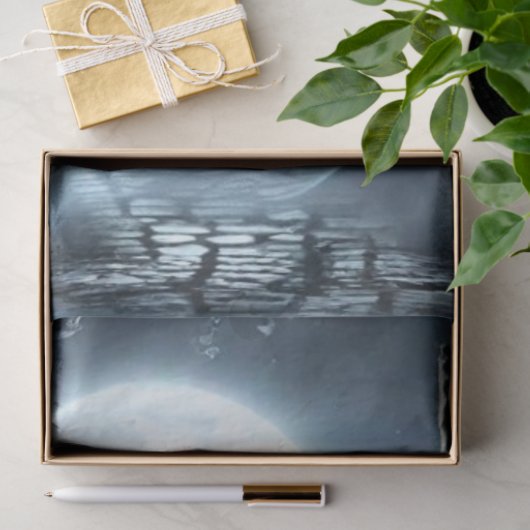 Decoupage Gothic Witch Graveyard Artwork  Tissuepapier (Geschenk)