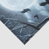 Decoupage Gothic Witch Graveyard Artwork Tissuepapier (Detail)