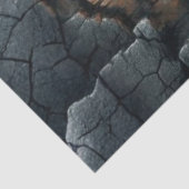 Decoupage Gothic Witch Moonlight Forest Scene Tissuepapier (Detail)