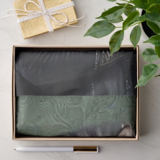 Decoupage Gothic Zebra Warrior  Tissuepapier (Geschenk)