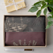 Decoupage Gotische Koningin in Zwart met Pet Crow Tissuepapier (Geschenk)