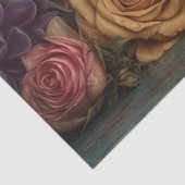 Decoupage Gotische Levendige Gekleurde Schedel & B Tissuepapier (Detail)