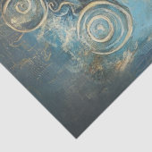 Decoupage Gouden Hemelse Halve Maan Tissuepapier (Detail)