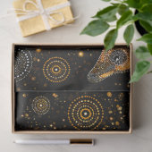 Decoupage Gouden Kangoeroe Aboriginal Stippenkunst Tissuepapier (Geschenk)