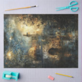 Decoupage Gouden Koepel van de Rots Jeruzalem Tissuepapier (Craft)