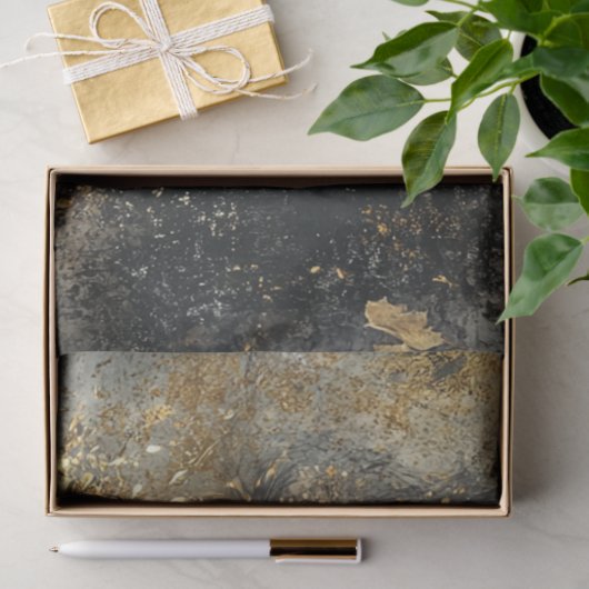 Decoupage Gouden Majesteit Zwarte Hengst Tissuepapier (Geschenk)