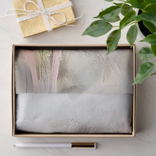 Decoupage gracieuze witte sierlijke struisvogel ro tissuepapier (Geschenk)