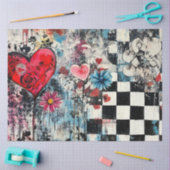 Decoupage Graffiti Valentijn Street Art Tissuepapier (Craft)