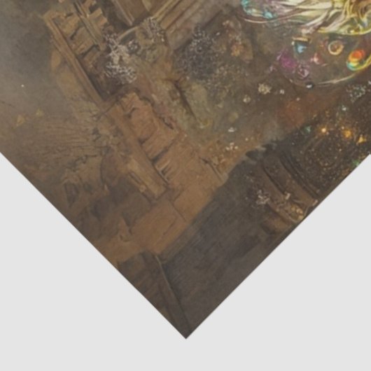 Decoupage Griffon Majestic Bird Tissuepapier (Detail)