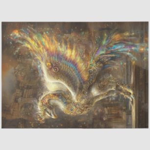 Decoupage Griffon Majestic Bird Tissuepapier