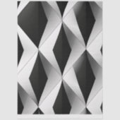 Decoupage Grijs Geometrische Diamant Patronen Tissuepapier (Voorkant)