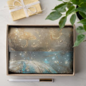 Découpage Griljige Heet Lucht Ballon Fee Hemelsbla Tissuepapier (Geschenk)