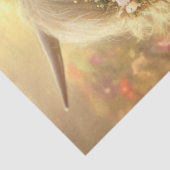 Decoupage grillig kind met Highland Koe Tissuepapier (Detail)